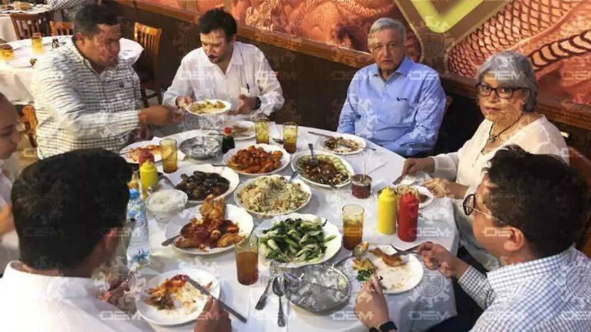 amlo comida china mexicali ALDO PEREZ